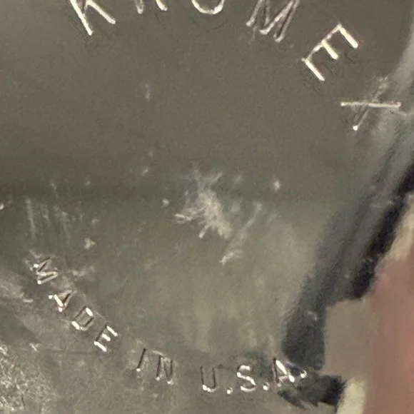 Vintage Kromex Ice Bucket Wood Grain with Chrome Trim 1960s - Picture 5 of 5